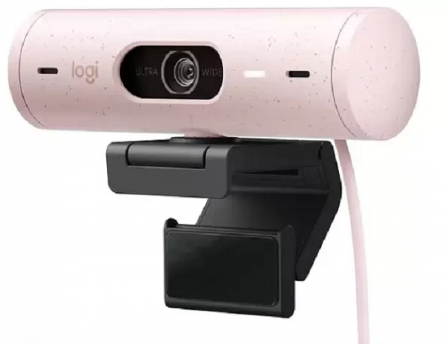 Веб-камера Logitech BRIO 500 HD Webcam - ROSE - USB — для бизнеса и офиса Веб-камера Logitech BRIO 500 HD Webcam - ROSE - USB — для бизнеса и офиса