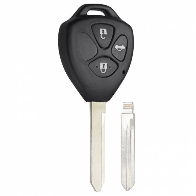 Корпус ключа TOYOTA 3 кнопки TOYO-19 TOY47 с лого — для бизнеса и офиса Корпус ключа TOYOTA 3 кнопки TOYO-19 TOY47 с лого — для бизнеса и офиса