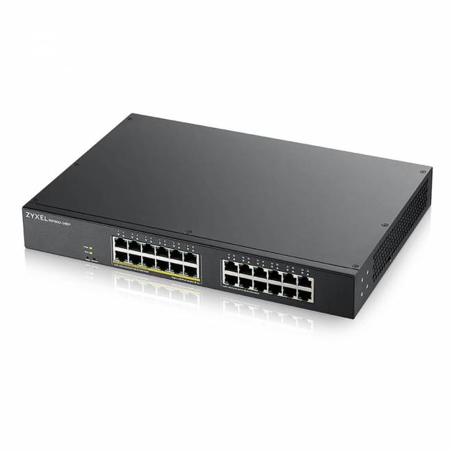 Коммутатор Zyxel GS1900-24EP — для бизнеса и офиса Коммутатор Zyxel GS1900-24EP — для бизнеса и офиса