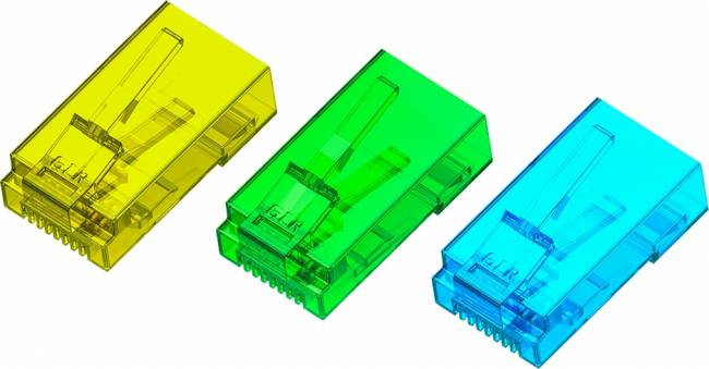 Greenconnect Коннектор цветной RJ-45 cat.5e UTP Male, для многожильного кабеля, 8p8c 15 шт (3 цвета по 5 шт), GCR-51802 Коннектор Greenconnect цветной RJ-45 cat.5e UTP Male — для бизнеса и офиса Greenconnect Коннектор цветной RJ-45 cat.5e UTP Male, для многожильного кабеля, 8p8c 15 шт (3 цвета по 5 шт), GCR-51802 Коннектор Greenconnect цветной RJ-45 cat.5e UTP Male — для бизнеса и офиса