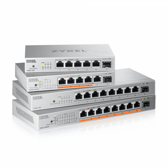 Коммутатор Zyxel XMG-105 — для бизнеса и офиса Коммутатор Zyxel XMG-105 — для бизнеса и офиса