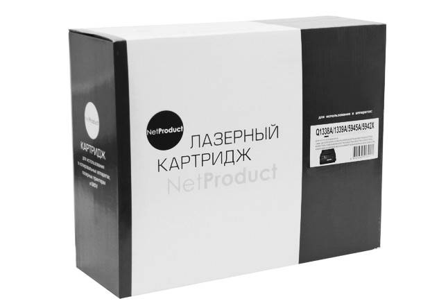 Картридж NetProduct (N-Q1338/5942/5945/1339) для HP LJ 4200/4300/4250/4350/4345, Унив, 20K (П/У) — для бизнеса и офиса Картридж NetProduct (N-Q1338/5942/5945/1339) для HP LJ 4200/4300/4250/4350/4345, Унив, 20K (П/У) — для бизнеса и офиса