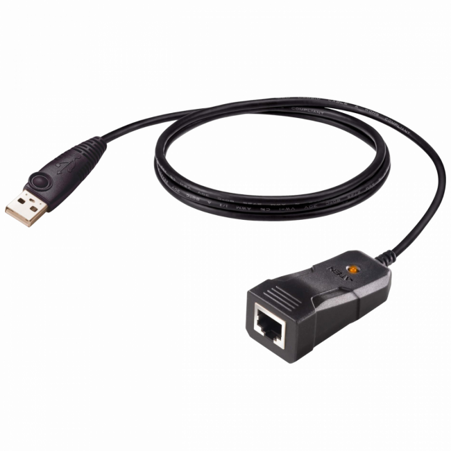 Преобразователь интерфейса USB-RS232 с использованием RJ-45 (FTDI/1,2 м) ATEN UC232BF — для бизнеса и офиса