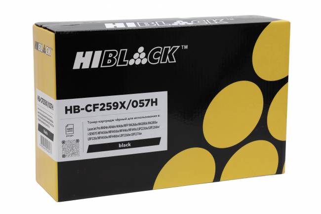 Картридж Hi-Black (HB-CF259X/057H) для HP LJ Pro M304/404n/MFP M428dw/MF443/445, 10K (с чипом) — для бизнеса и офиса Картридж Hi-Black (HB-CF259X/057H) для HP LJ Pro M304/404n/MFP M428dw/MF443/445, 10K (с чипом) — для бизнеса и офиса