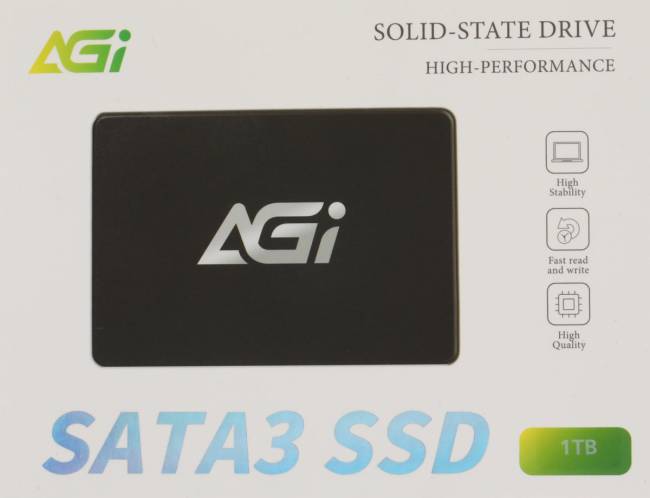 Накопитель SSD AGI TECHNOLOGY CO., LTD AGI1K0GIMAI238 — для бизнеса и офиса Накопитель SSD AGI TECHNOLOGY CO., LTD AGI1K0GIMAI238 — для бизнеса и офиса