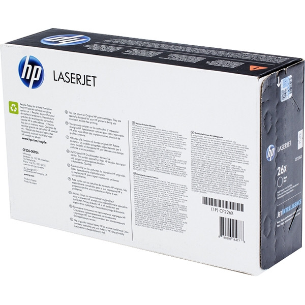 Тонер-картридж HP 26X Black Original LaserJet Toner Cartridge (CF226X) — для бизнеса и офиса