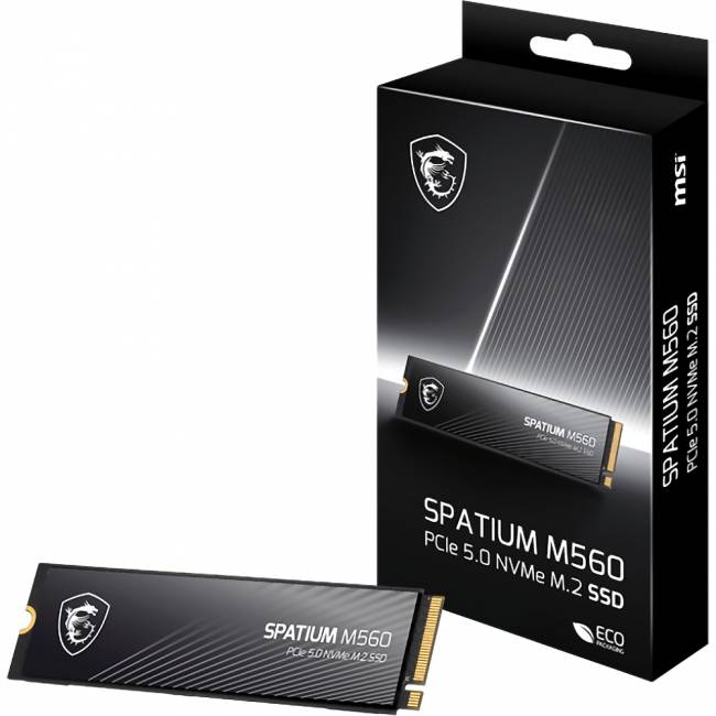 Твердотельный накопитель MSI SPATIUM M560 (S78-440L0F0-P83) — для бизнеса и офиса Твердотельный накопитель MSI SPATIUM M560 (S78-440L0F0-P83) — для бизнеса и офиса