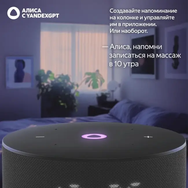 Умная колонка ЯНДЕКС Станция Мини 3, 12Вт, с Алисой на YaGPT, черный — для бизнеса и офиса Умная колонка ЯНДЕКС Станция Мини 3, 12Вт, с Алисой на YaGPT, черный — для бизнеса и офиса
