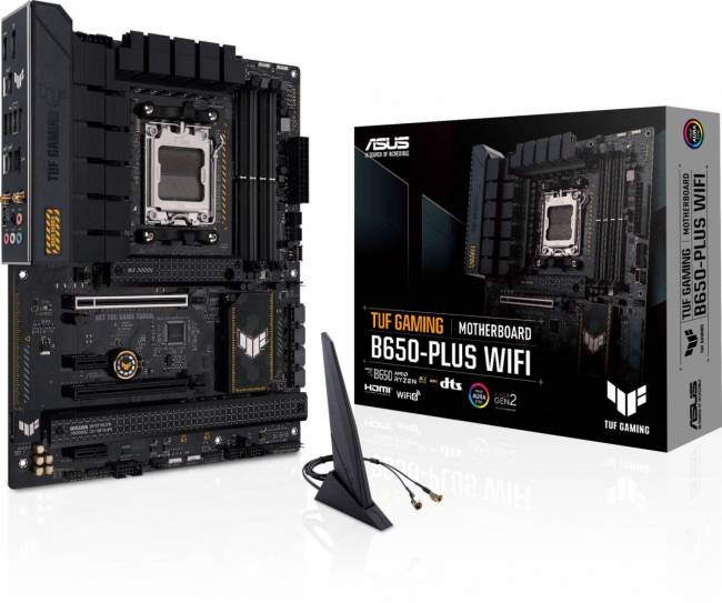 Материнская плата ASUS TUF GAMING B650-PLUS WIFI — для бизнеса и офиса Материнская плата ASUS TUF GAMING B650-PLUS WIFI — для бизнеса и офиса