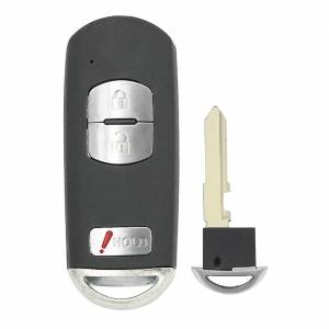Корпус смарт ключа MAZDA 2+1 кнопки + вставка MAZ24R
