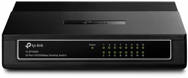 Коммутатор TP-Link TL-SF1016D — для бизнеса и офиса Коммутатор TP-Link TL-SF1016D — для бизнеса и офиса