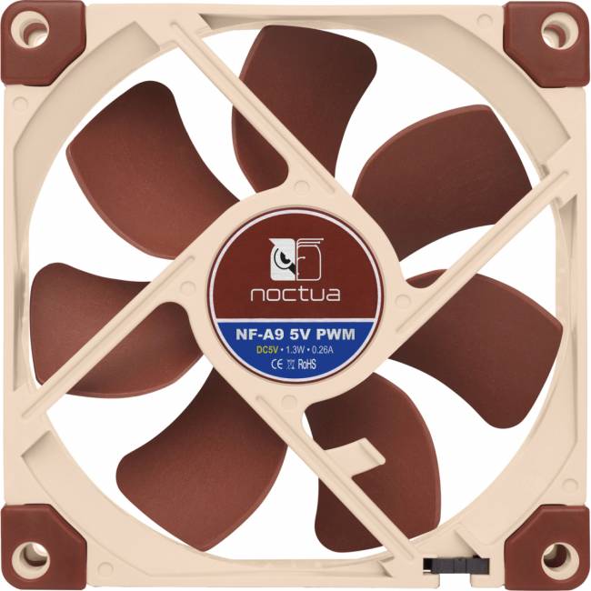 Кулер для корпуса Noctua NF-A9 5V PWM — для бизнеса и офиса Кулер для корпуса Noctua NF-A9 5V PWM — для бизнеса и офиса