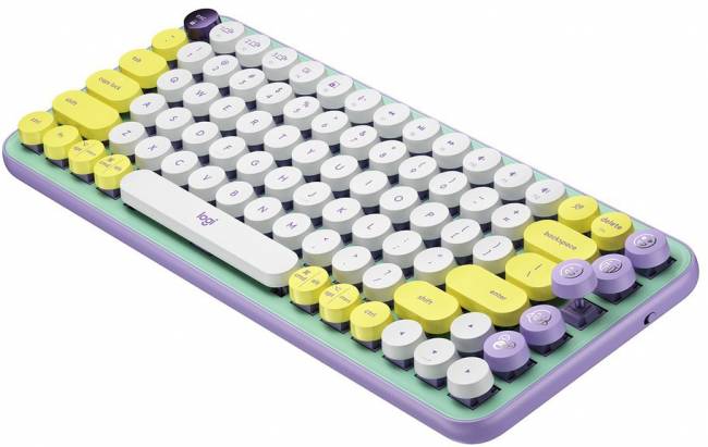 Клавиатура Logitech Keyboard POP KEYS — для бизнеса и офиса Клавиатура Logitech Keyboard POP KEYS — для бизнеса и офиса