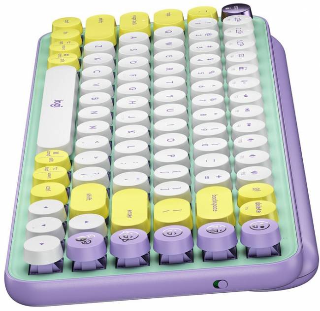 Клавиатура Logitech Keyboard POP KEYS — для бизнеса и офиса Клавиатура Logitech Keyboard POP KEYS — для бизнеса и офиса