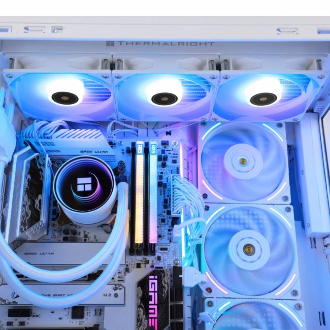 Водяное охлаждение для процессора Thermalright F-NOTTE-360-WH-ARGB — для бизнеса и офиса Водяное охлаждение для процессора Thermalright F-NOTTE-360-WH-ARGB — для бизнеса и офиса