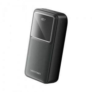 Power Bank Vention 30000mAh(Micro-USB/C-A/A)22.5W Черный с LED Дисплеем, шт. Vention FHMB0