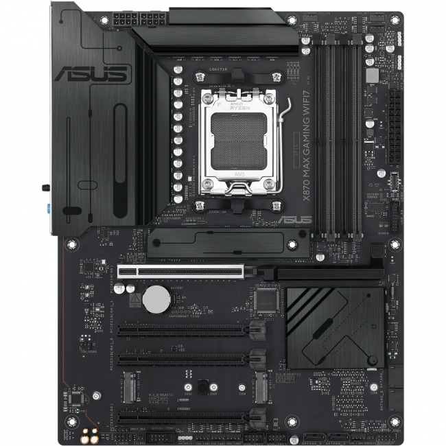 Материнская плата ASUS X870 MAX GAMING WIFI7 (90MB1LY0-M0EAY0) — для бизнеса и офиса Материнская плата ASUS X870 MAX GAMING WIFI7 (90MB1LY0-M0EAY0) — для бизнеса и офиса