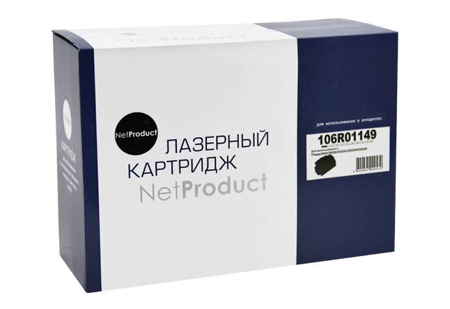 Картридж NetProduct (N-106R01149) для Xerox Phaser 3500, 12K — для бизнеса и офиса Картридж NetProduct (N-106R01149) для Xerox Phaser 3500, 12K — для бизнеса и офиса