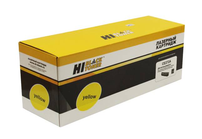 Картридж Hi-Black (HB-CE272A) для HP CLJ CP5520/5525/Enterprise M750, Восстанов., Y, 15K — для бизнеса и офиса Картридж Hi-Black (HB-CE272A) для HP CLJ CP5520/5525/Enterprise M750, Восстанов., Y, 15K — для бизнеса и офиса