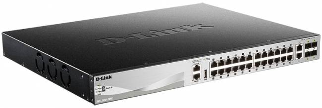 Коммутатор D-Link DGS-3130-30PS/B1A — для бизнеса и офиса Коммутатор D-Link DGS-3130-30PS/B1A — для бизнеса и офиса