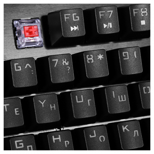 Механическая игровая клавиатура SVEN KB-G9700 (104 кл,+12Fn,RED switch, RGB, мет, корпус) SVEN KB-G9700 — для бизнеса и офиса Механическая игровая клавиатура SVEN KB-G9700 (104 кл,+12Fn,RED switch, RGB, мет, корпус) SVEN KB-G9700 — для бизнеса и офиса