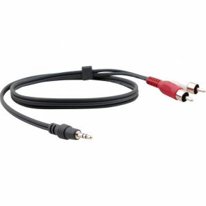 Кабель 3.5mm Audio на 2 RCA (Вилка - Вилки), 1,8 м Kramer C-A35M/2RAM-6