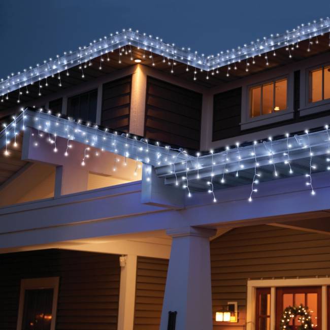 Гирлянда Гирлянда уличная 268LED 220V, 8х0,7м, холодный белый — для бизнеса и офиса Гирлянда Гирлянда уличная 268LED 220V, 8х0,7м, холодный белый — для бизнеса и офиса
