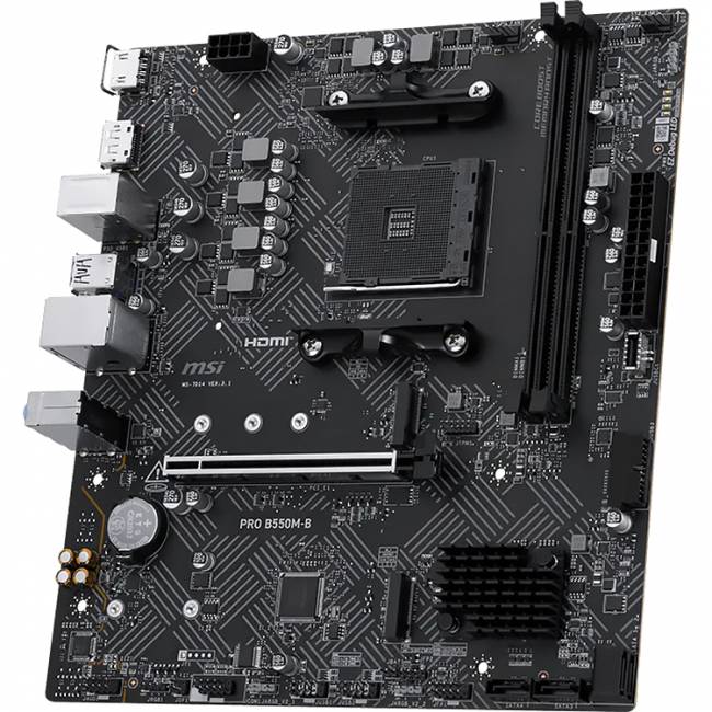 Материнская плата MSI PRO B550M-B — для бизнеса и офиса Материнская плата MSI PRO B550M-B — для бизнеса и офиса
