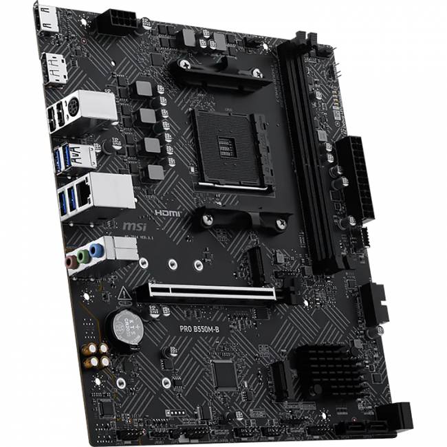 Материнская плата MSI PRO B550M-B — для бизнеса и офиса Материнская плата MSI PRO B550M-B — для бизнеса и офиса