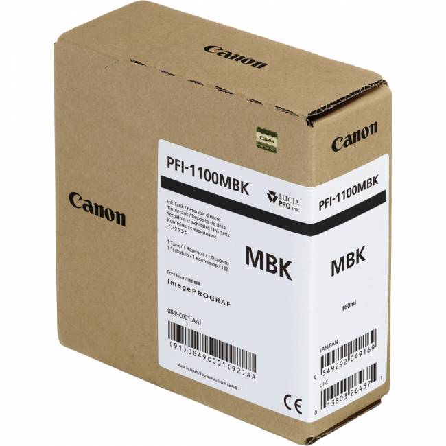 Картридж Canon PFI-1100MBK (0849C001) — для бизнеса и офиса