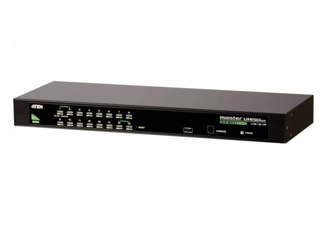 16-портовый KVM-переключатель, 1 local user, каскадирование до 64CPU. В комплекте: консольный кабель(2L-5201P), набор для монтажа в стойку 19" 420-770мм ATEN CS1316 — для бизнеса и офиса 16-портовый KVM-переключатель, 1 local user, каскадирование до 64CPU. В комплекте: консольный кабель(2L-5201P), набор для монтажа в стойку 19" 420-770мм ATEN CS1316 — для бизнеса и офиса