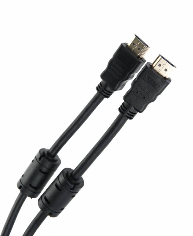 Кабель HDMI-19M --- HDMI-19M ver 2.0+3D/Ethernet,2 фильтра 3m Telecom <TCG200F-3M> Telecom HDMI (m) - HDMI (m) 3м — для бизнеса и офиса