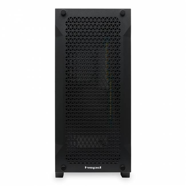 Корпус без блока питания HSPD M541-TGBK — для бизнеса и офиса Корпус без блока питания HSPD M541-TGBK — для бизнеса и офиса