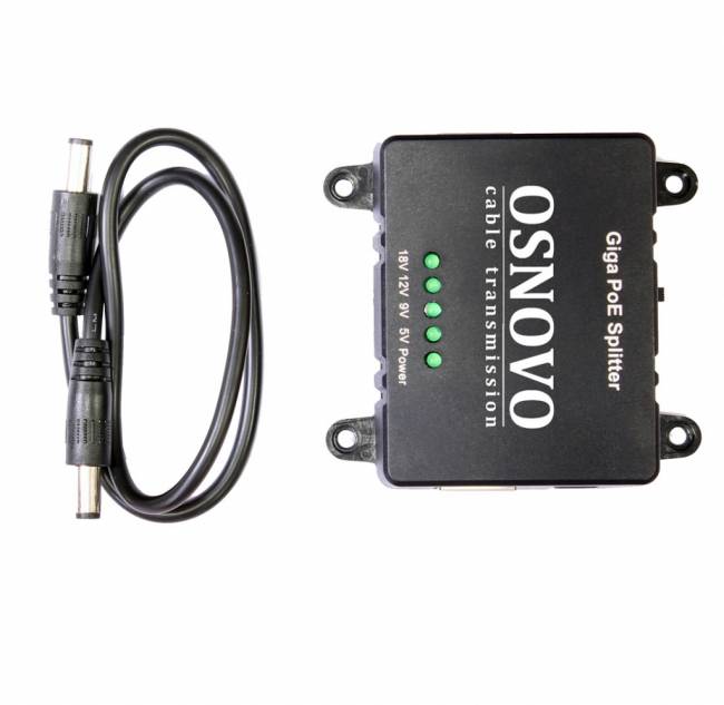 Сплиттер OSNOVO PoE Splitter/G2 — для бизнеса и офиса Сплиттер OSNOVO PoE Splitter/G2 — для бизнеса и офиса