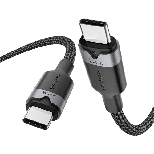 Кабель Vention USB 2.0 CM/CM - 2м. Чёрный 5А PD240W, шт. Vention TRIBH — для бизнеса и офиса Кабель Vention USB 2.0 CM/CM - 2м. Чёрный 5А PD240W, шт. Vention TRIBH — для бизнеса и офиса