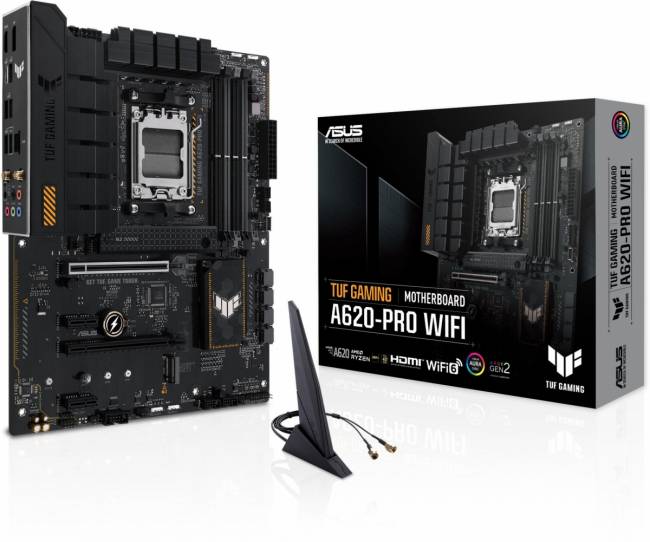 Материнская плата ASUS TUF GAMING A620-PRO WIFI — для бизнеса и офиса Материнская плата ASUS TUF GAMING A620-PRO WIFI — для бизнеса и офиса