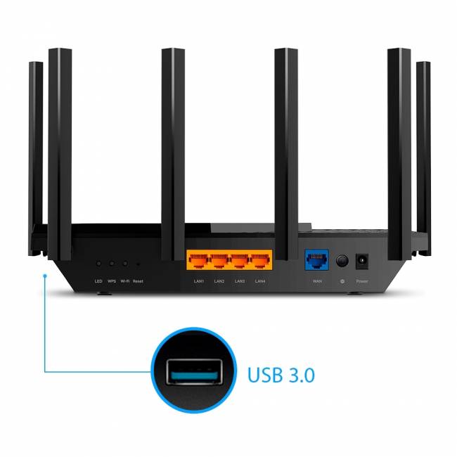Маршрутизатор TP-Link Archer AX73 — для бизнеса и офиса Маршрутизатор TP-Link Archer AX73 — для бизнеса и офиса