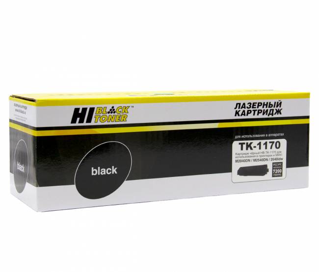 Тонер-картридж Hi-Black (HB-TK-1170) для Kyocera M2040dn/M2540dn, 7,2K, с чипом — для бизнеса и офиса Тонер-картридж Hi-Black (HB-TK-1170) для Kyocera M2040dn/M2540dn, 7,2K, с чипом — для бизнеса и офиса