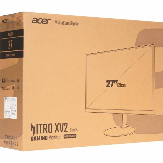 Монитор ACER Nitro XV272UW2bmiiprx (UM.HX2CD.201) — для бизнеса и офиса Монитор ACER Nitro XV272UW2bmiiprx (UM.HX2CD.201) — для бизнеса и офиса