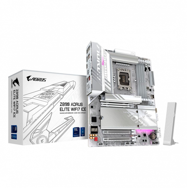 Материнская плата GIGABYTE Z890M A ELITE WF7 ICE — для бизнеса и офиса