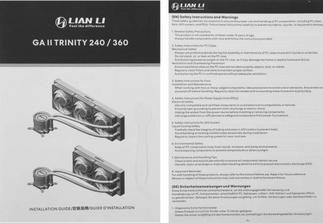 Система водяного охлаждения Lian-Li G89.GA2T36W.00 — для бизнеса и офиса Система водяного охлаждения Lian-Li G89.GA2T36W.00 — для бизнеса и офиса