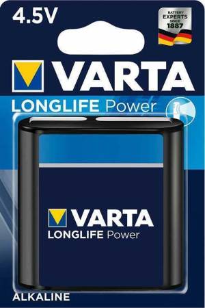 Батарейка Varta LONGLIFE POWER (HIGH ENERGY) 3LR12 BL1 Alkaline 4.5V (4912) (1/10/100) Батарейка Varta LONGLIFE POWER (HIGH ENERGY) 3LR12 BL1 Alkaline 4.5V (4912) (1/10/100) (4912121411)