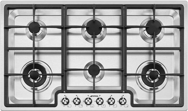 Встраиваемые газовые панели SMEG SMEG Classica PGF96 — для бизнеса и офиса Встраиваемые газовые панели SMEG SMEG Classica PGF96 — для бизнеса и офиса
