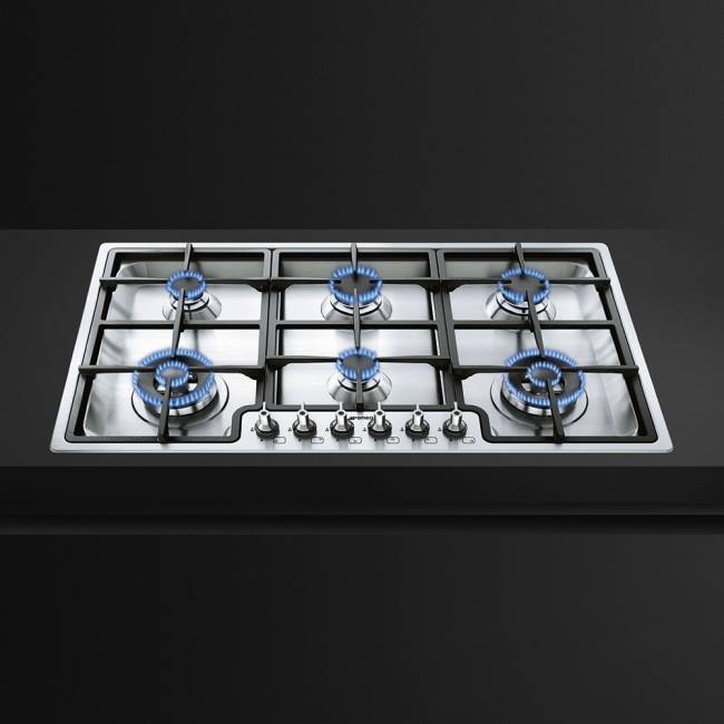 Встраиваемые газовые панели SMEG SMEG Classica PGF96 — для бизнеса и офиса Встраиваемые газовые панели SMEG SMEG Classica PGF96 — для бизнеса и офиса