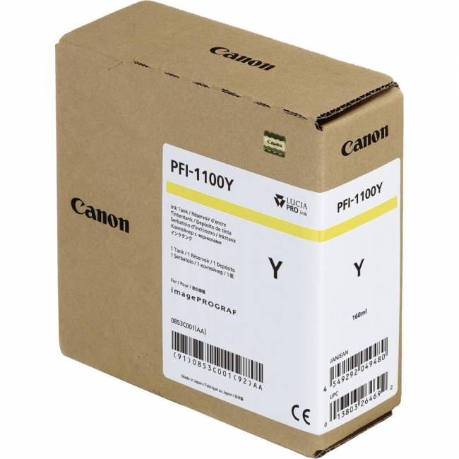 Картридж Canon PFI-1100Y (0853C001) — для бизнеса и офиса
