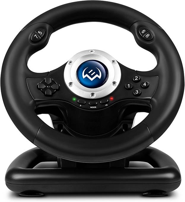 Руль SVEN GC-W500 (педали, вибро, скоба, лепестки, D-pad, 10 кл, резин. вставки, PC/Xinput) SVEN GC-W500 — для бизнеса и офиса Руль SVEN GC-W500 (педали, вибро, скоба, лепестки, D-pad, 10 кл, резин. вставки, PC/Xinput) SVEN GC-W500 — для бизнеса и офиса