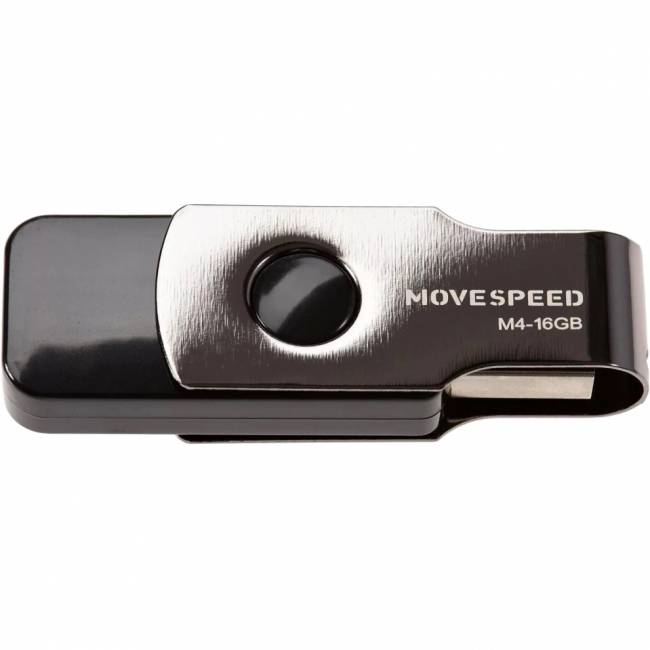 USB2.0 16GB Move Speed М4 черный Move Speed 16GB М4 (M4-16G) — для бизнеса и офиса USB2.0 16GB Move Speed М4 черный Move Speed 16GB М4 (M4-16G) — для бизнеса и офиса