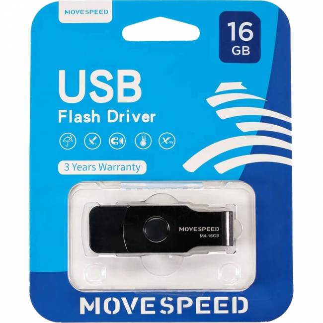 USB2.0 16GB Move Speed М4 черный Move Speed 16GB М4 (M4-16G) — для бизнеса и офиса USB2.0 16GB Move Speed М4 черный Move Speed 16GB М4 (M4-16G) — для бизнеса и офиса