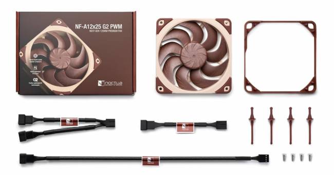 Кулер для корпуса Noctua NF-A12x25 G2 PWM — для бизнеса и офиса