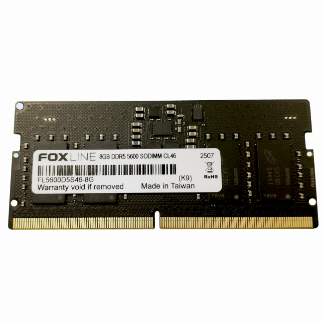Память оперативная Foxline FL5600D5S46-8G — для бизнеса и офиса Память оперативная Foxline FL5600D5S46-8G — для бизнеса и офиса